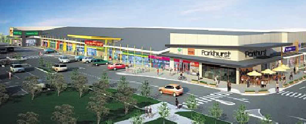 An artist’s impression of the Parkhurst Shopping Centre. An artist’s impression of the Parkhurst Shopping Centre.